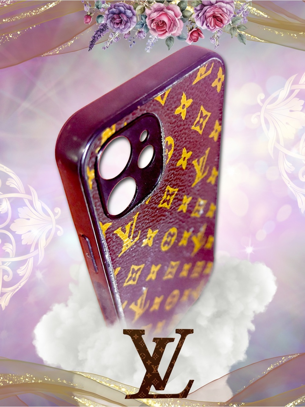 Louis Vuitton Brown & Gold Monogram Pattern Phone Case - iPhone 12 Mini